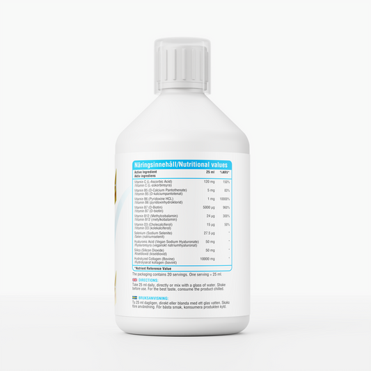 Halal Bovine Collagen Liquid With Vitamins & Hyaluronic Acid